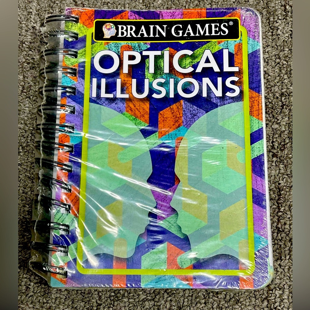 Brain Games Optical Illusions Notebook - Multicolor